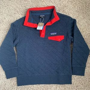 Patagonia kids quilted pullover NWT